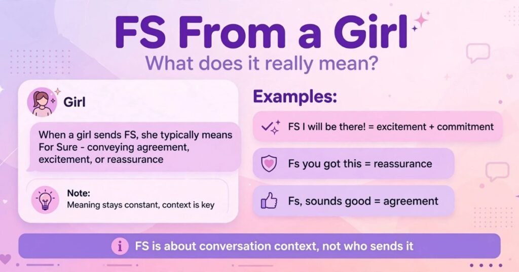 FS meaning from a girl