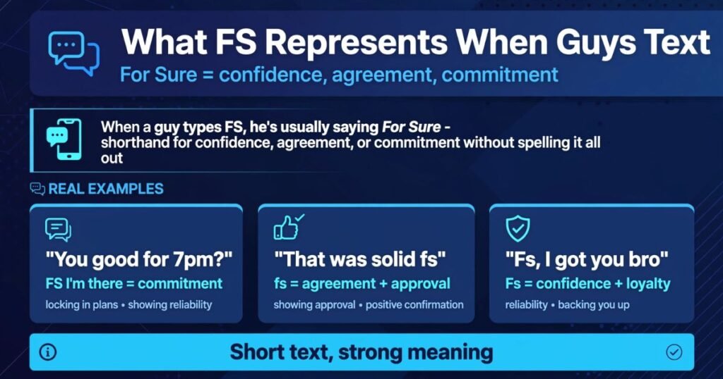 FS meaning from a guy