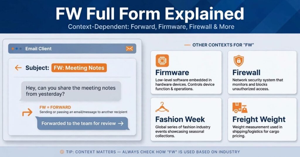 FW meaning in chat