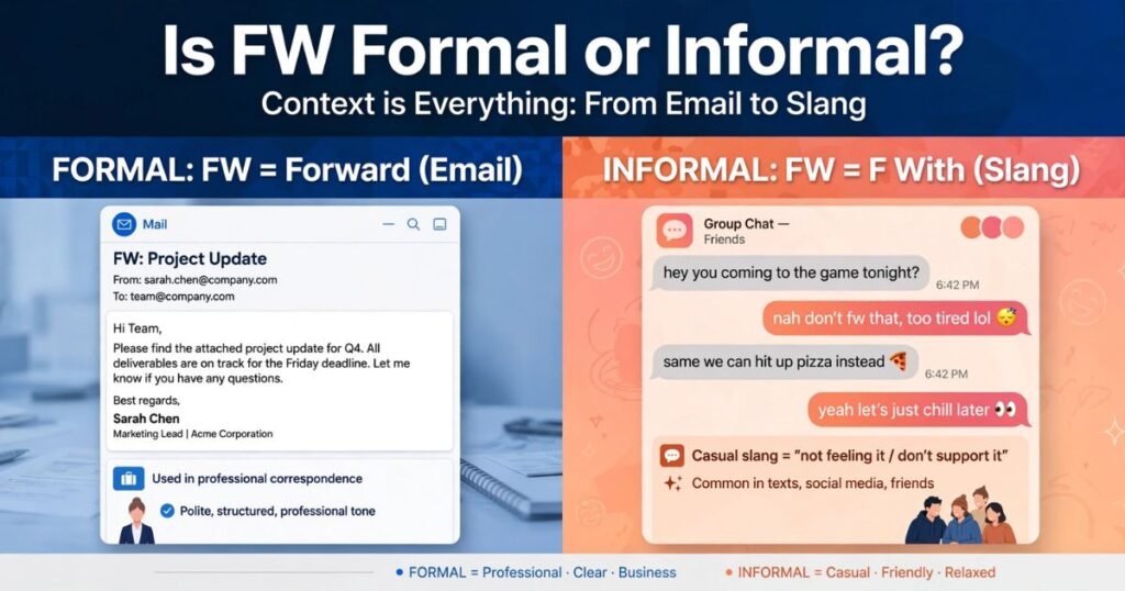 FW slang meaning