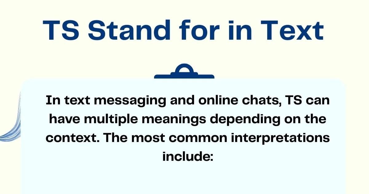 TS Mean in Texting