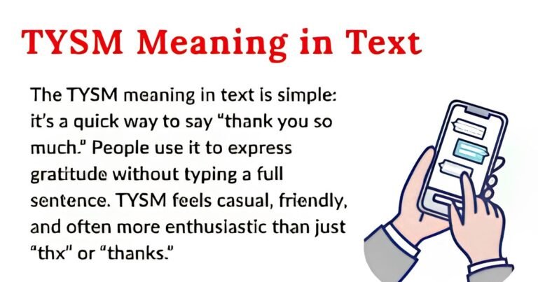 TYSM Mean in Text