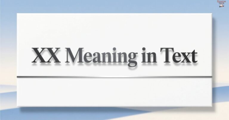 XX Mean in Text