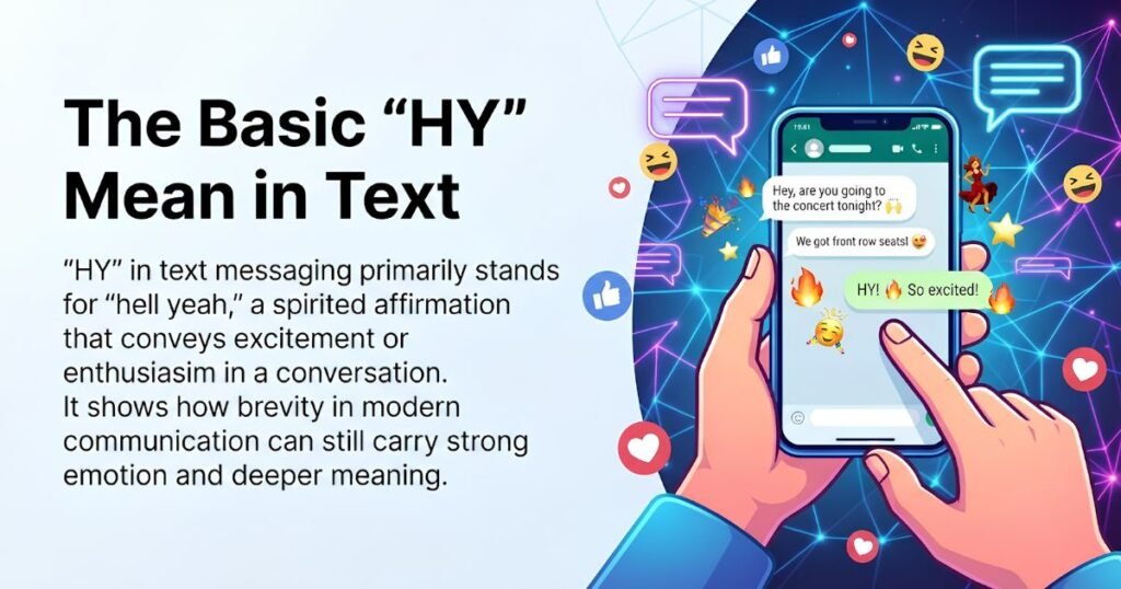 hy meaning in text