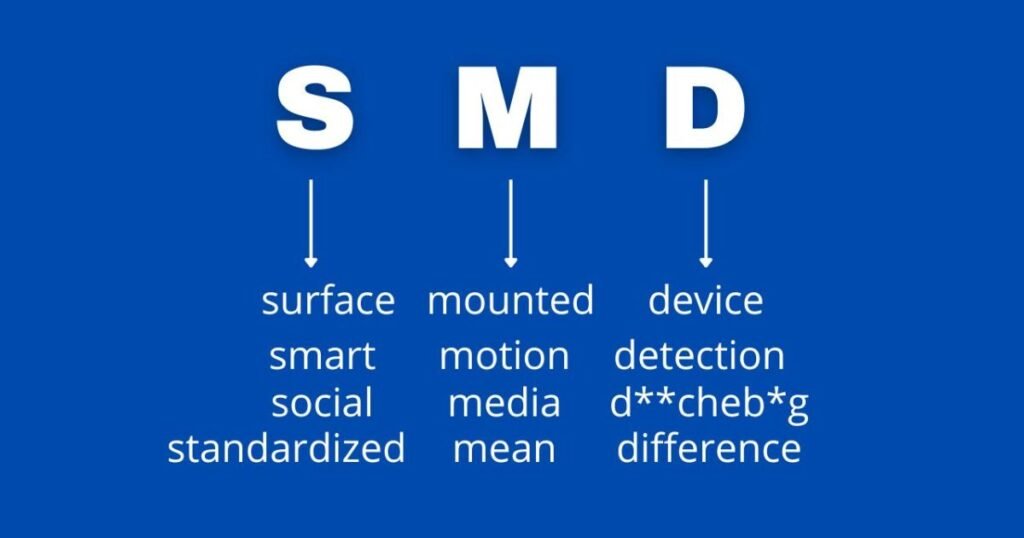 smd meaning text