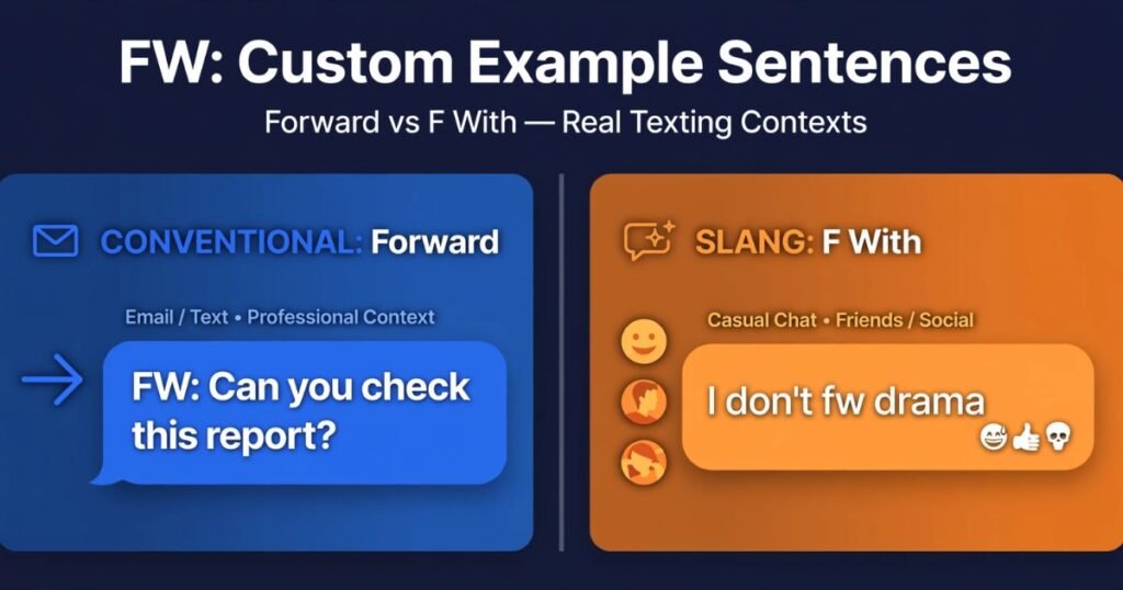 what does FW stand for in texting
