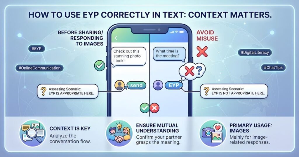 what does eyp mean in text