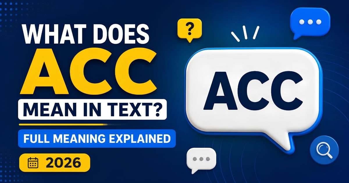 ACC mean in text