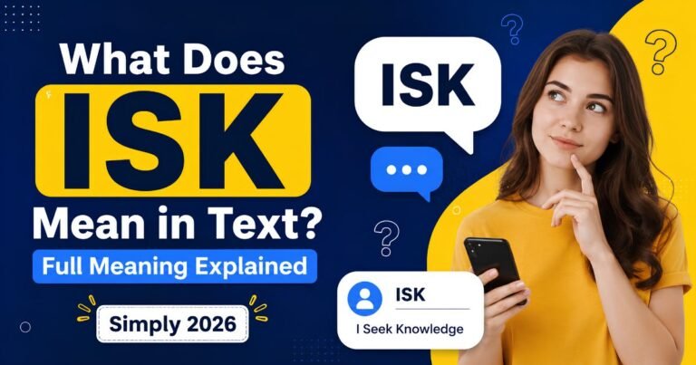 ISK Mean in Text