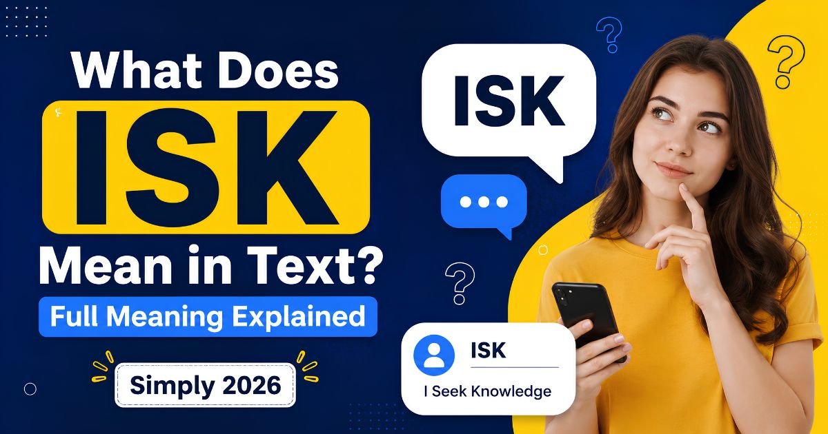 ISK Mean in Text