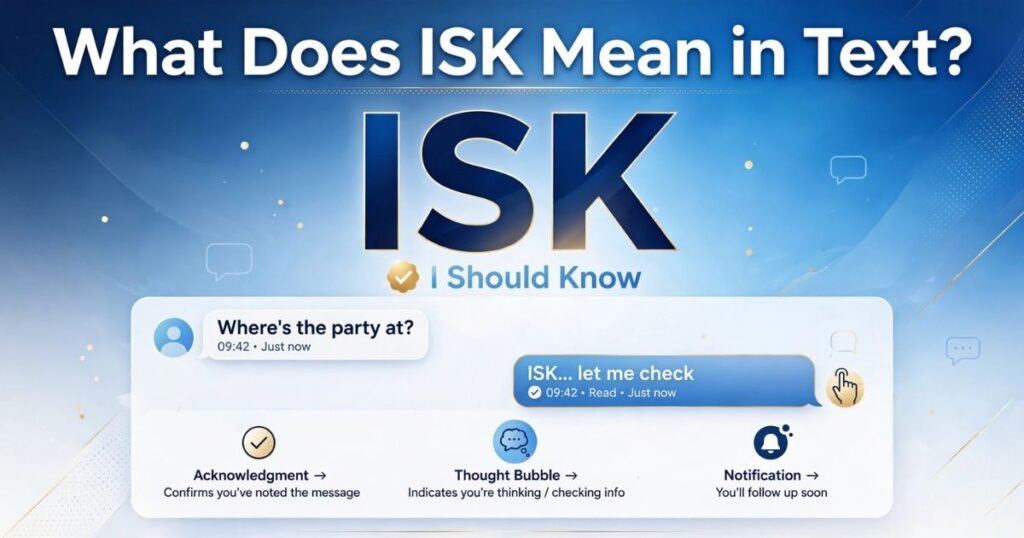 ISK slang meaning