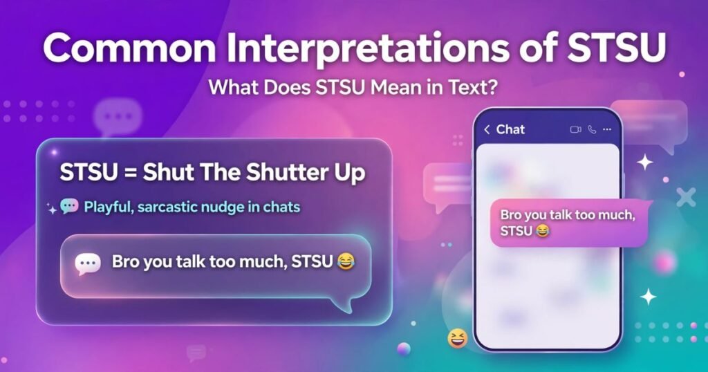 STSU Meaning in Texting