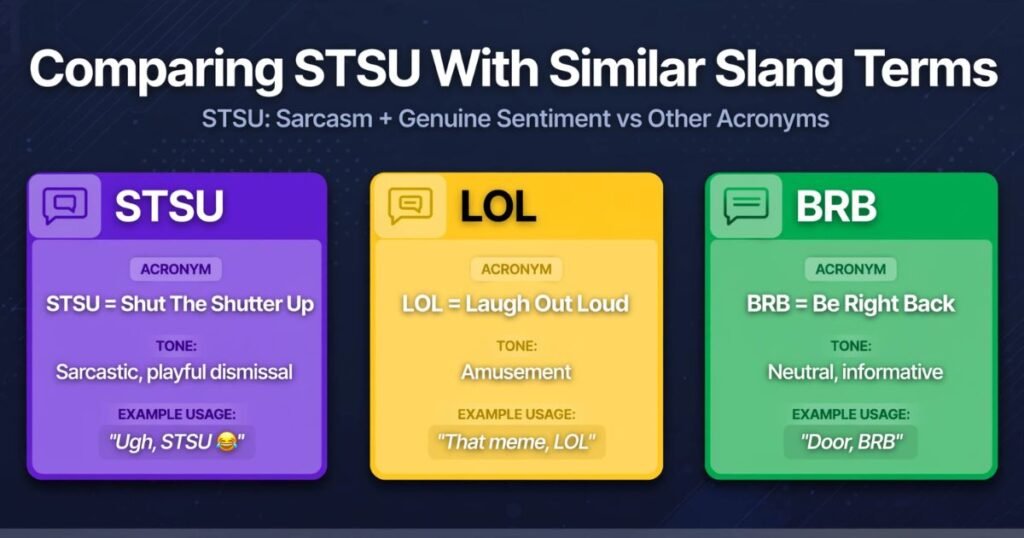 STSU examples in text
