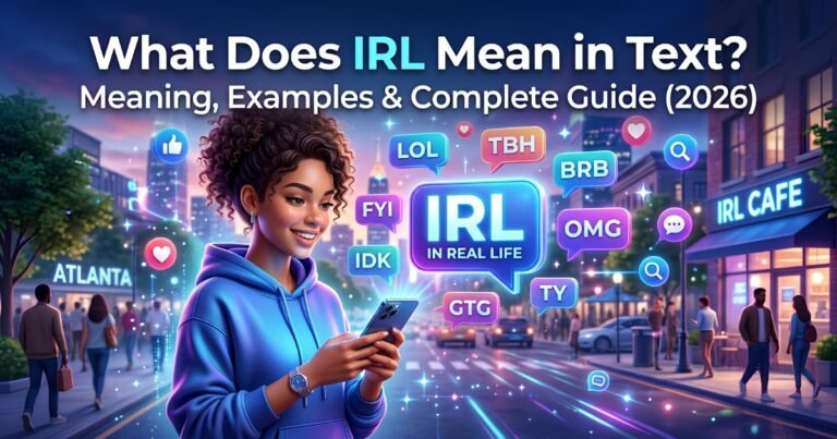 What Does IRL Mean in Text