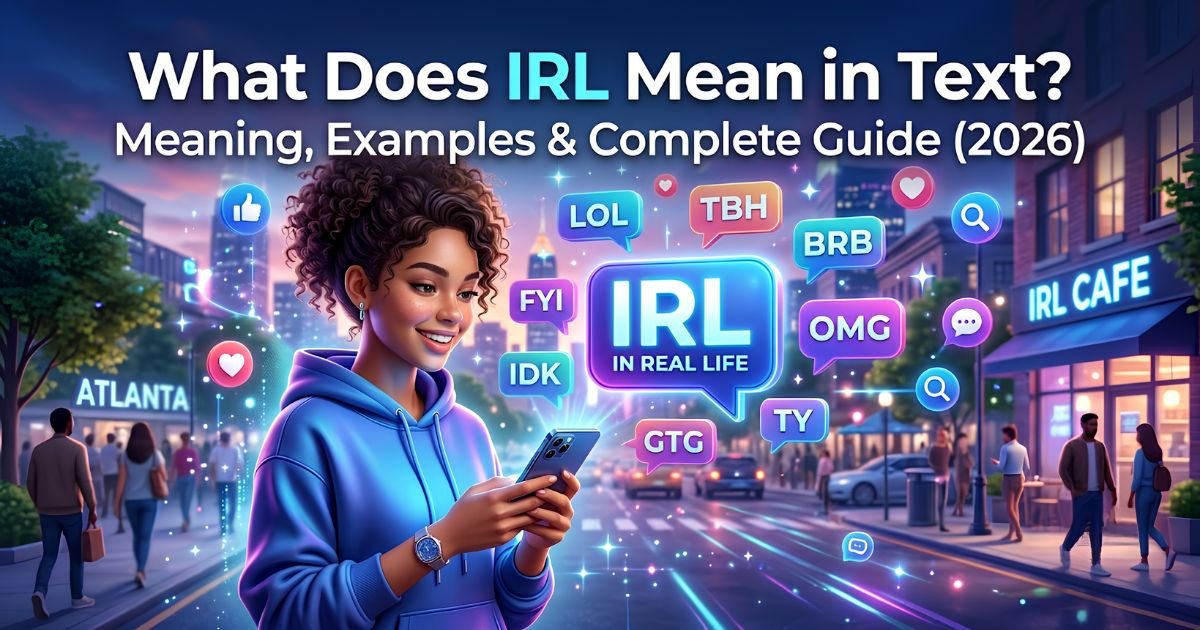 What Does IRL Mean in Text
