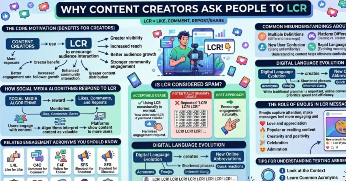 What Does LCR Mean in Text