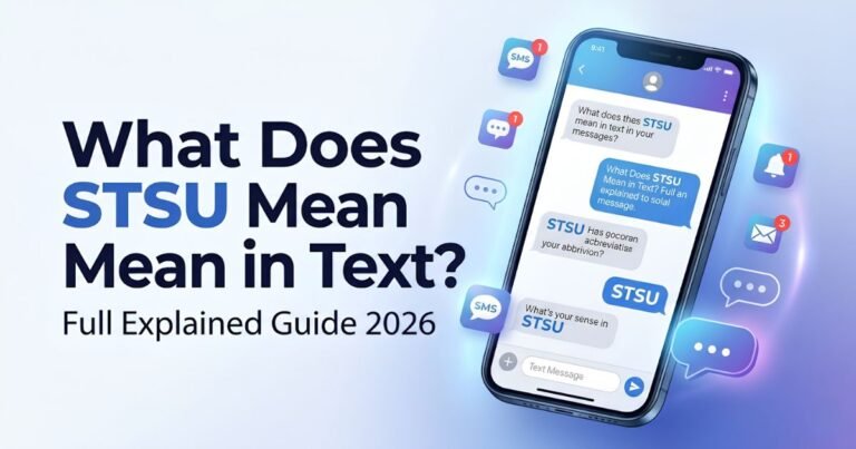 What does STSU mean in text
