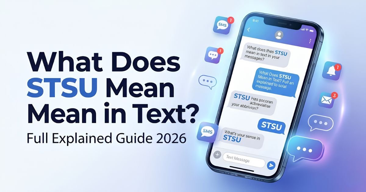 What does STSU mean in text