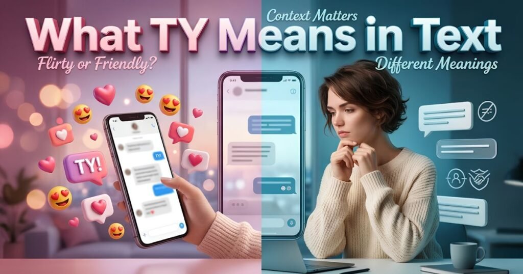 opposite of ty in texts