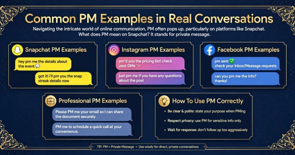 what does pm me mean in text