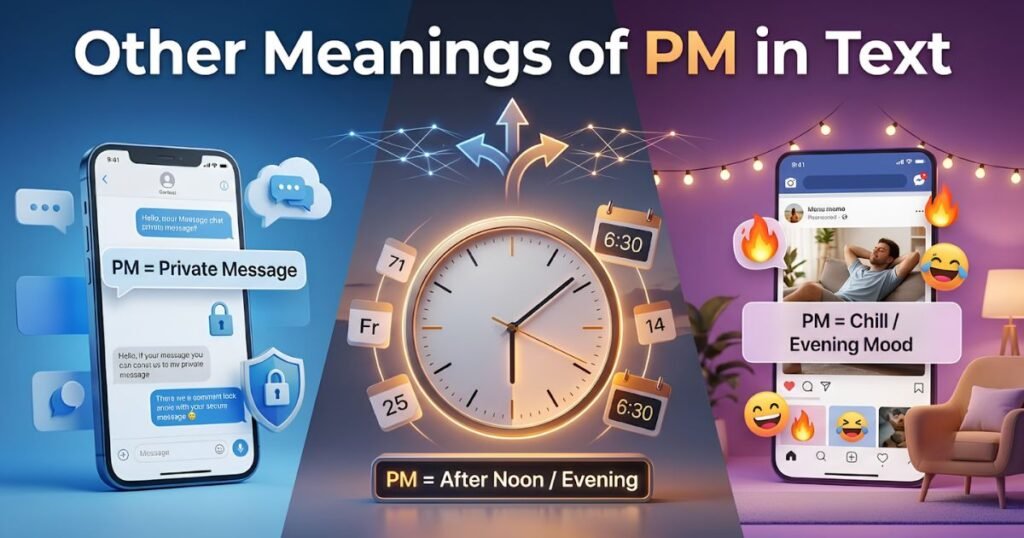 what does pm mean in texting