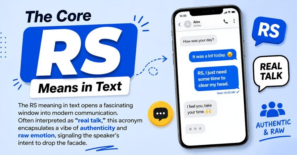 what does rs mean in text