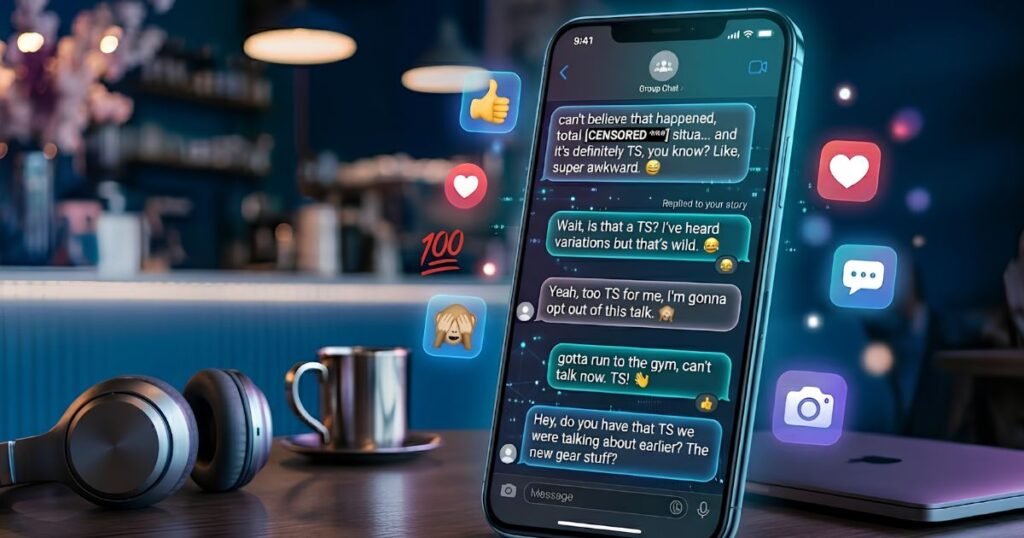 what does ts mean in text