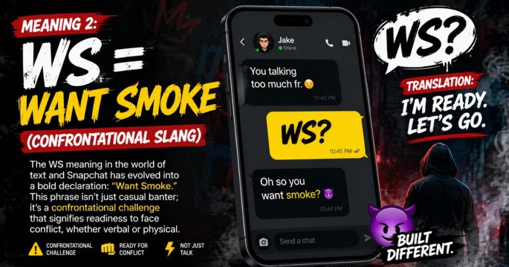 ws meaning in text