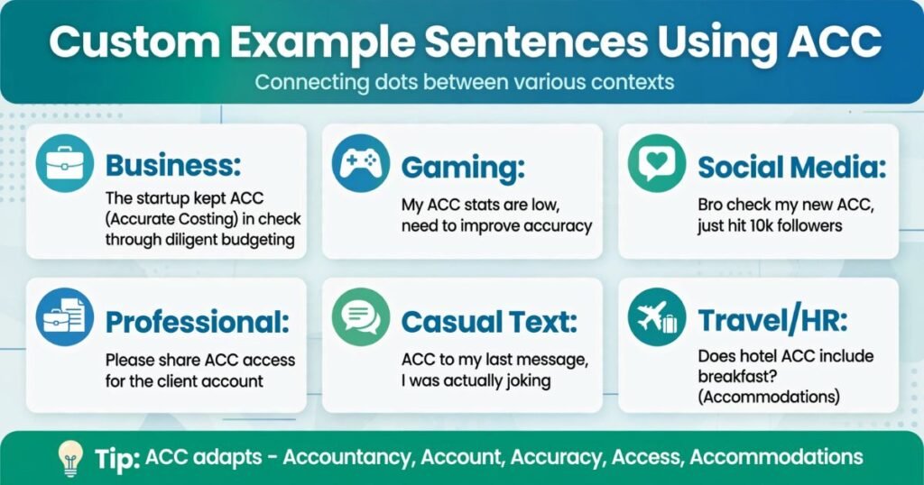 ACC abbreviation in text messages