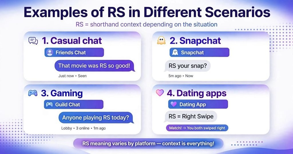 RS meaning in online conversation