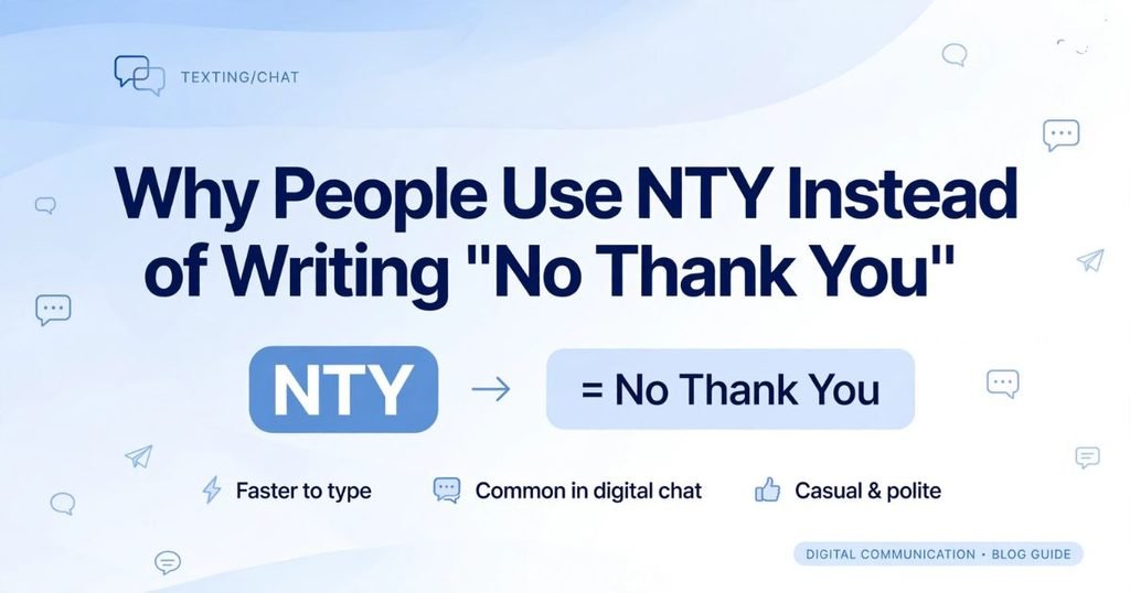 how to respond to NTY